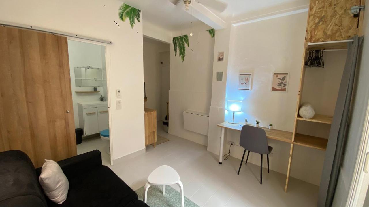 ניס Studio "Les Cactus" Avec Terrasse A 5 Min A Pied De La Plage מראה חיצוני תמונה